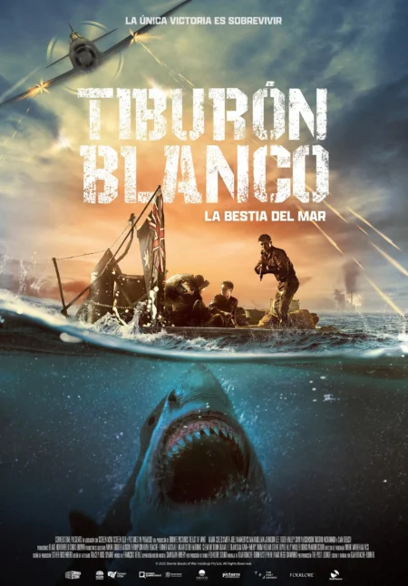 Tiburón Blanco la bestia del mar_Cartel