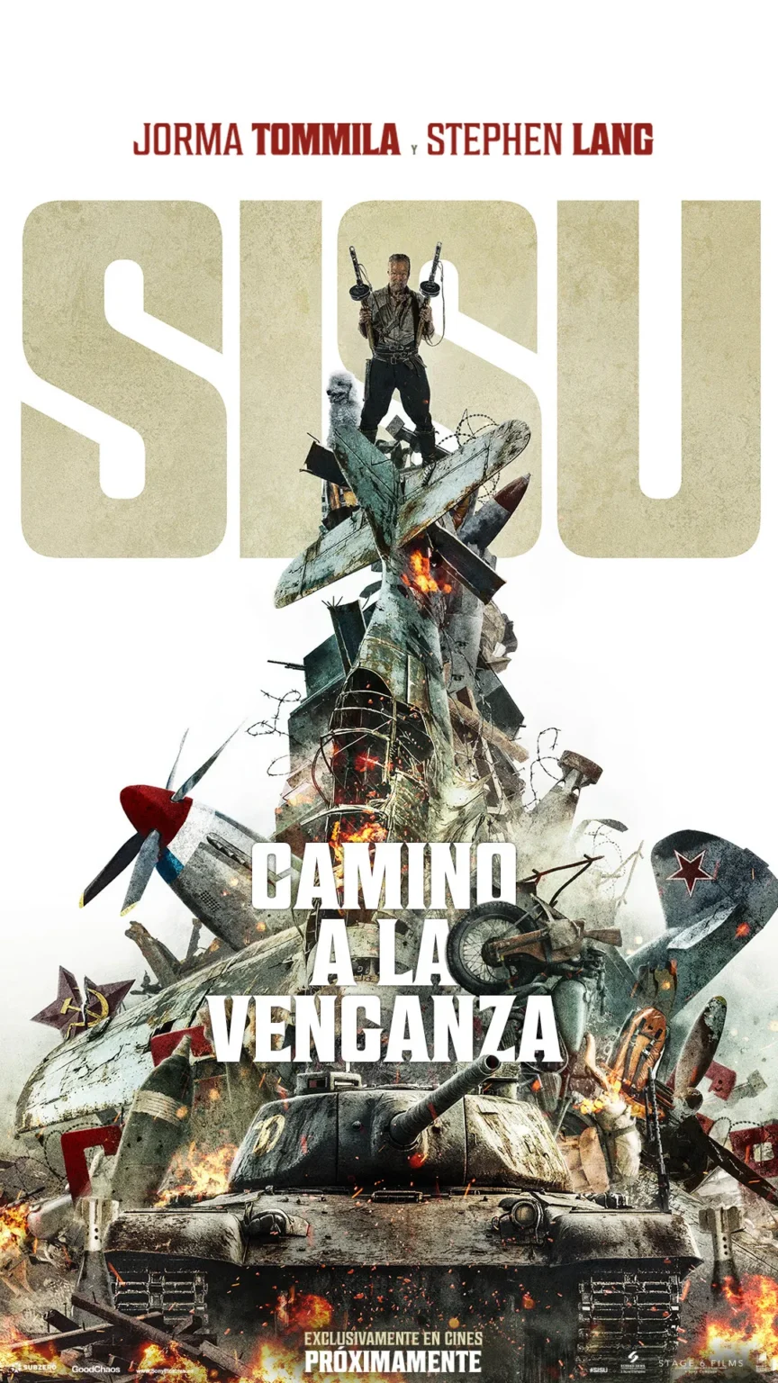 Cartel Sisu camino de la venganza