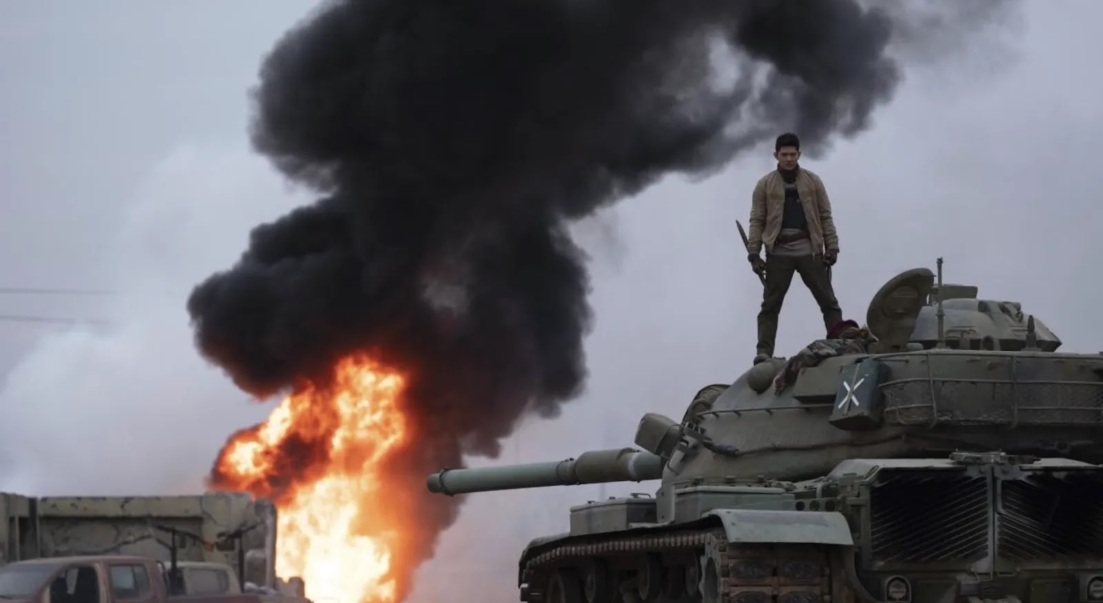 Crítica Los Mercen4rios Uno de los dos enemigos a derrotar dentro de esta película.