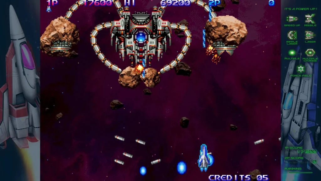 Análisis de Gradius Origins en PS5 - Salamander 2 scroll vertical