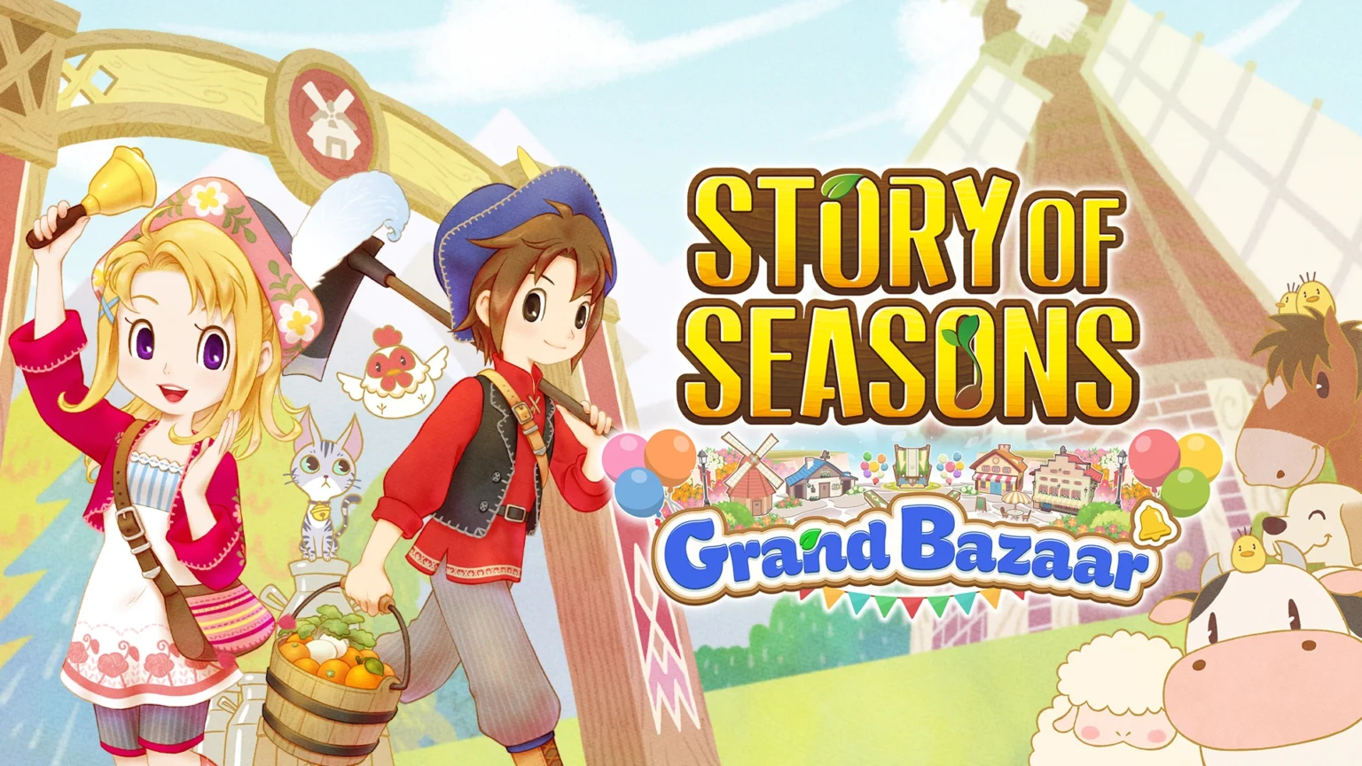 Análisis Story of Seasons: Grand Bazaar en Nintendo Switch Portada Story of Seasons Grand Bazaar