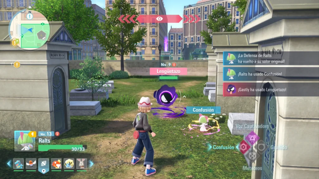Análisis Leyendas Pokemon Z-A en Nintendo Switch 2 - Cementerio