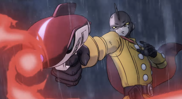 Crítica Dragon Ball Super: Super Hero El metódico Gamma 1 es un combatiente formidable.