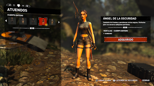 Lara Croft es un ángel de la oscuridad Lara Croft es un ángel de la oscuridad