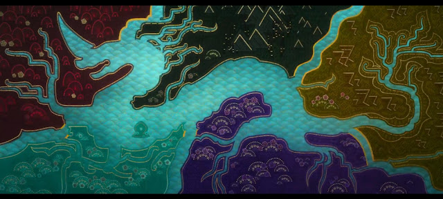 Raya y el último dragón - El mapa de Kumandra Raya y el último dragón - El mapa de Kumandra