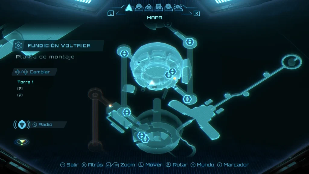 Análisis Metroid Prime 4 Beyond en Nintendo Switch 2 24 Análisis Metroid Prime 4 Beyond en Nintendo Switch 2- mapa