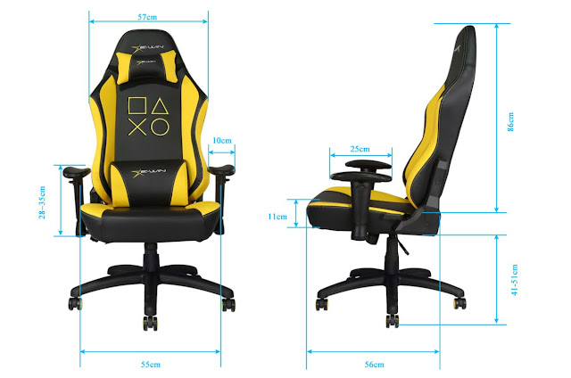 Modelo KTE silla gamer E-WIN Knight Series Modelo KTE silla gamer E-WIN Knight Series