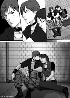 Steve Burnside y Claire Redfield Steve Burnside y Claire Redfield
