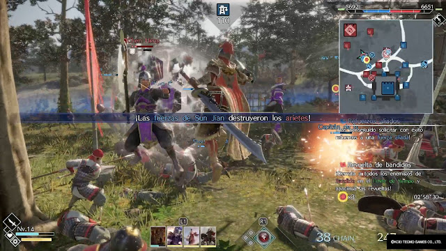Combate Dynasty Warriors 9 Empires Combate Dynasty Warriors 9 Empires