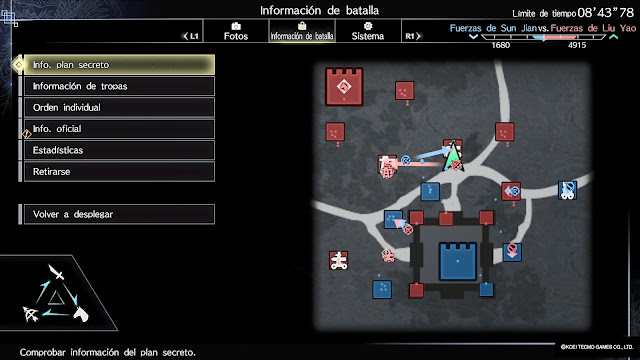 Mapa de campo de batalla Diinasty Warriors 9 Empires Mapa de campo de batalla Diinasty Warriors 9 Empires
