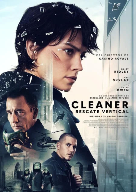 Tráiler de Cleaner: Rescate Vertical – Daisy Ridley cambia el sable láser por un arnés Cleaner rescate vertical cartel
