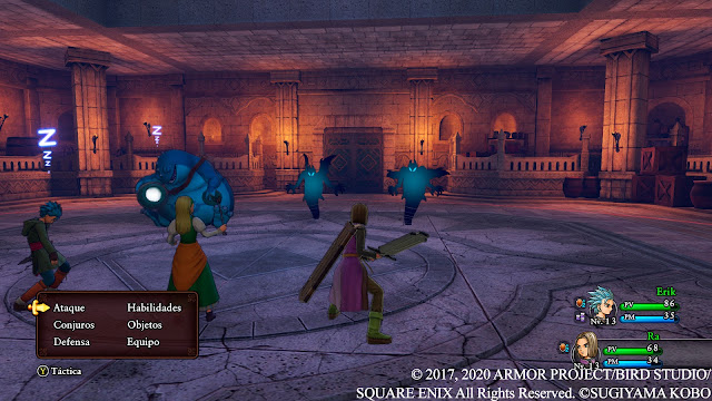 Combate Análisis de Dragon Quest XI S Ecos de un pasado perdido Combate Análisis de Dragon Quest XI S Ecos de un pasado perdido