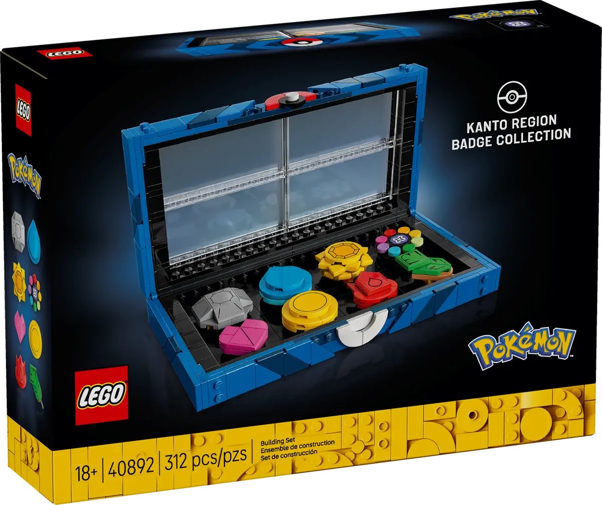 LEGO Pokémon: así son los primeros sets oficiales que llegan en 2026 5 Con las Insignias de Kanto ya eres un entrenador al 100 %