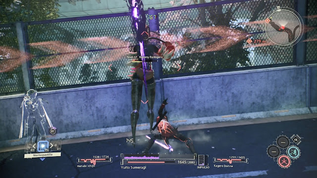 Yuito Sumeragi Hanabachi Ichijo Kagero Donne Runny flamígero Scarlet Nexus Yuito Sumeragi Hanabachi Ichijo Kagero Donne Runny flamígero Scarlet Nexus