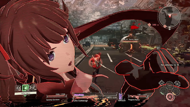 Yuito Sumeragi Hanabi Piroquinesis Combate Scarlet Nexus Yuito Sumeragi Hanabi Piroquinesis Combate Scarlet Nexus