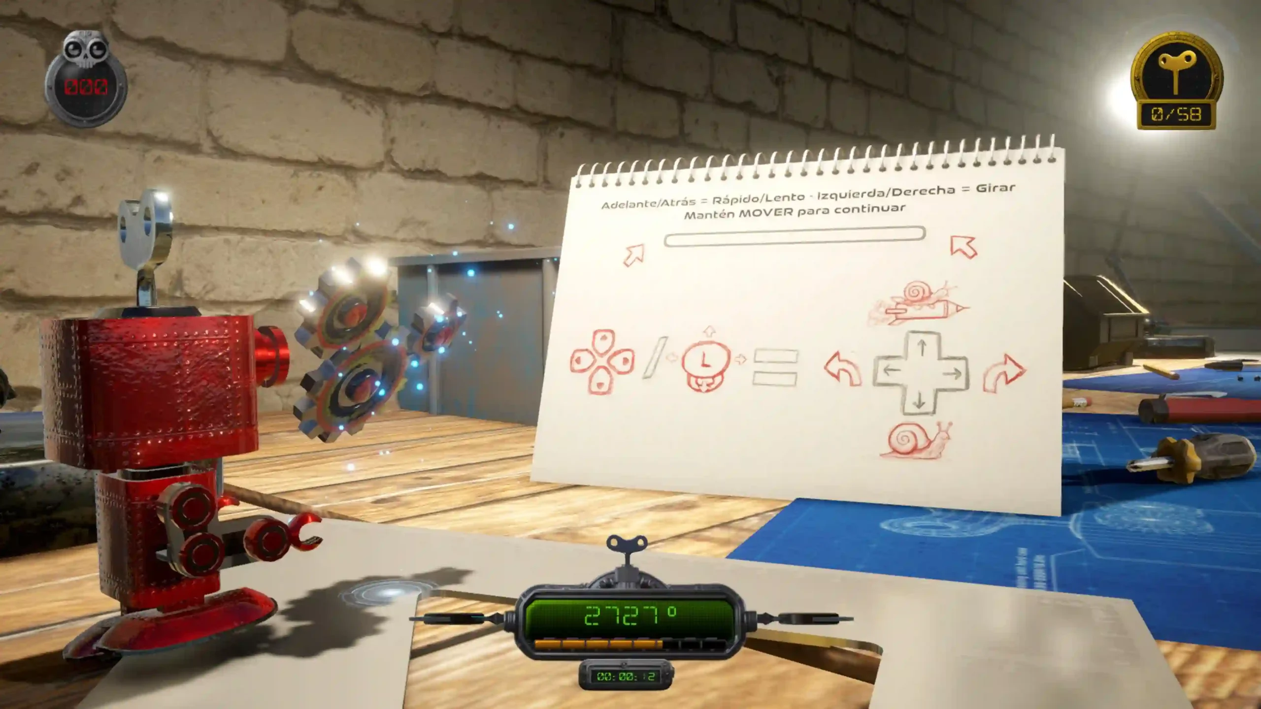 Análisis A-RED Walking Robot en PS5 8 Controles A-RED Walking Robot