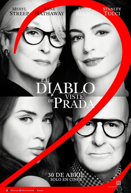 El diablo viste de Prada 2 estrena tráiler con Meryl Streep y Anne Hathaway Cartel Diablo viste de prada 2