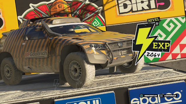 Análisis de DiRT 5 para Playstation 4 - modo trayectoria Análisis de DiRT 5 para Playstation 4