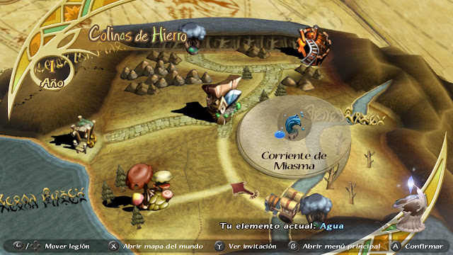 Mapa de las Colinas de Hierro en el año 1 Corriente de miasma Final Fantasy Crystal Chronicles Mapa de las Colinas de Hierro en el año 1 Corriente de miasma Final Fantasy Crystal Chronicles