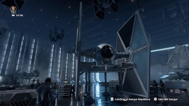 Análisis de Star Wars: Squadrons en PS4 - hangar imperial Análisis de Star Wars: Squadrons en PS4