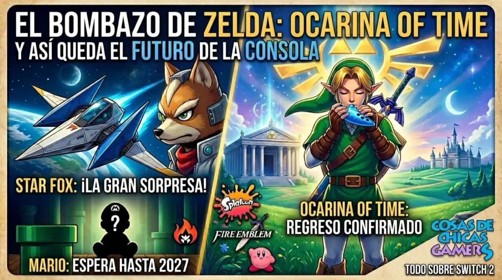 Zelda: Ocarina of Time Remake y más - Así queda el futuro de Switch 2