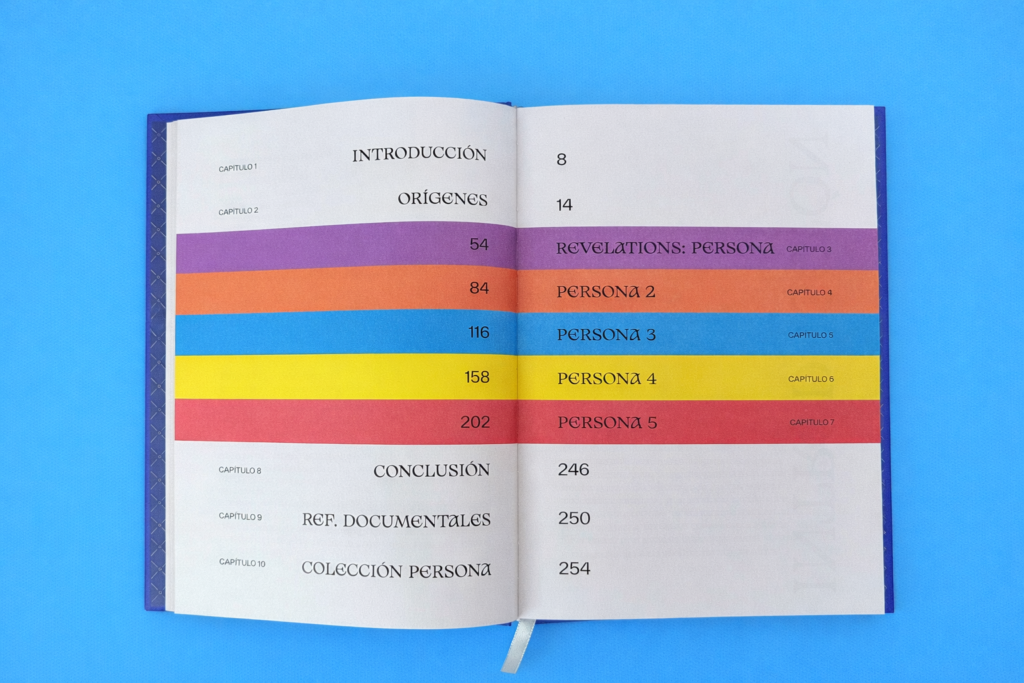 Reseña Yo soy tú, tú eres yo: El despertar de la saga Persona (Angela Mª Garcia, 2024) 7 Indice de contenidos del libro