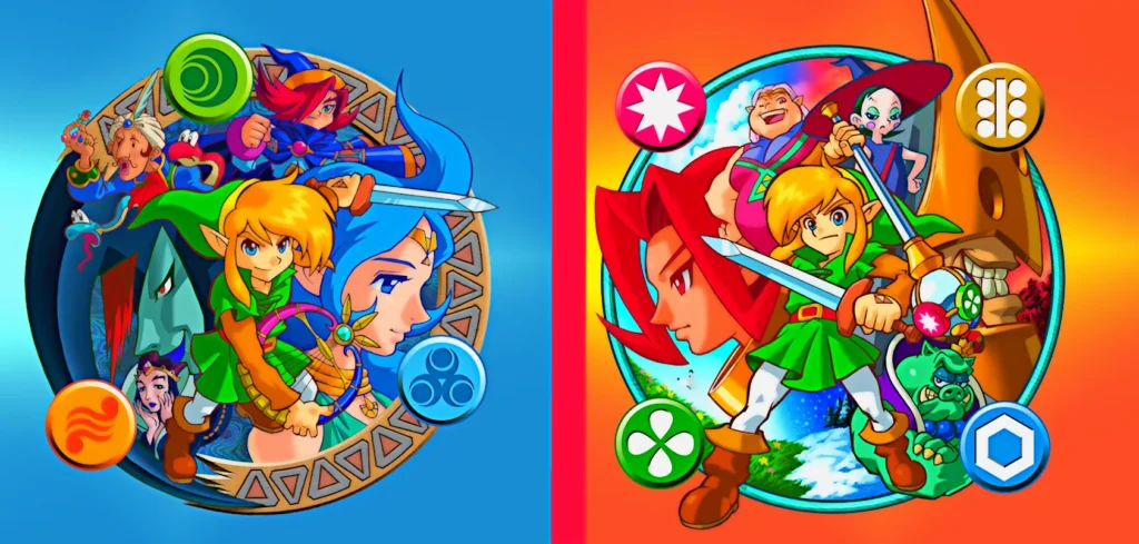 La cronología de The Legend of Zelda: Historia, líneas temporales y conexiones 34 Oracle of Ages and Season son dos aventuras en paralelo