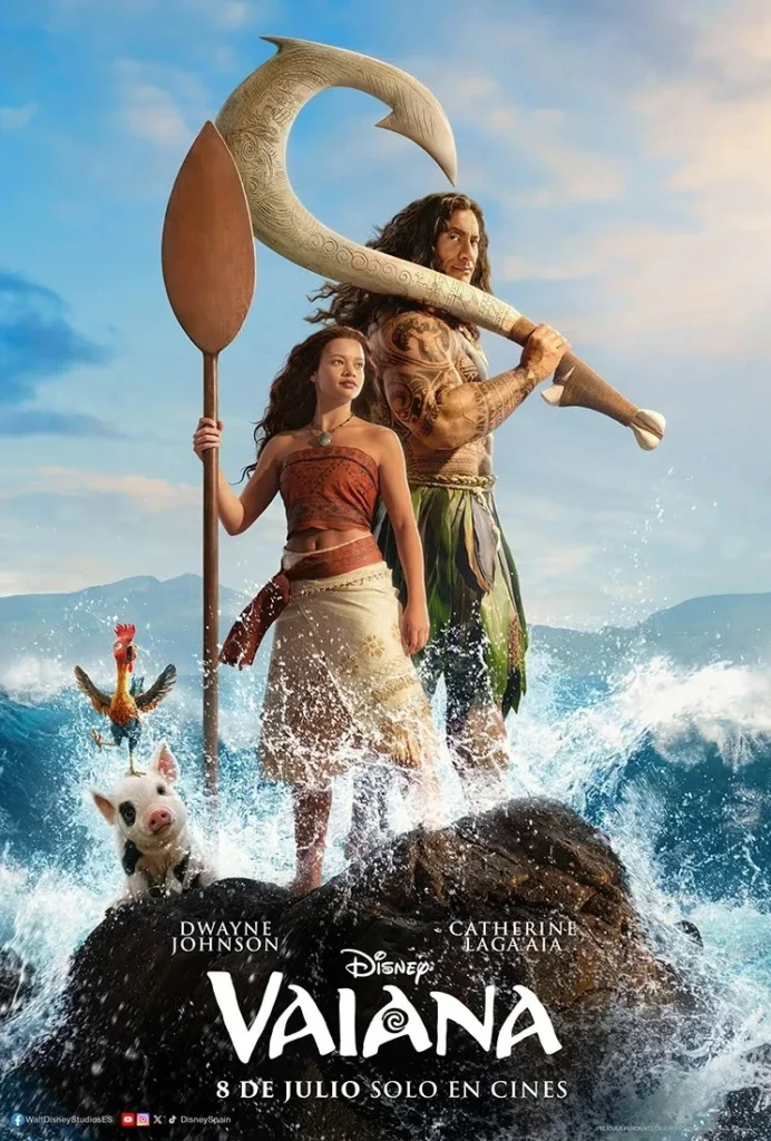 El live action de Vaiana se estrena el 8 de julio en cines Vaiana Moana Disney