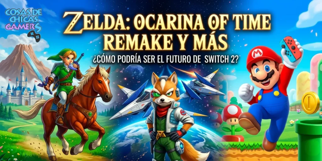Zelda Mario Starfox - el futuro de nintendo switch 2