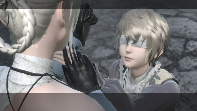 Momento emotivo Emil Kainé Nier Replicant Momento emotivo Emil Kainé Nier Replicant