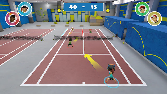 Partido de Dobles Instant Sports Tennis Partido de Dobles Instant Sports Tennis