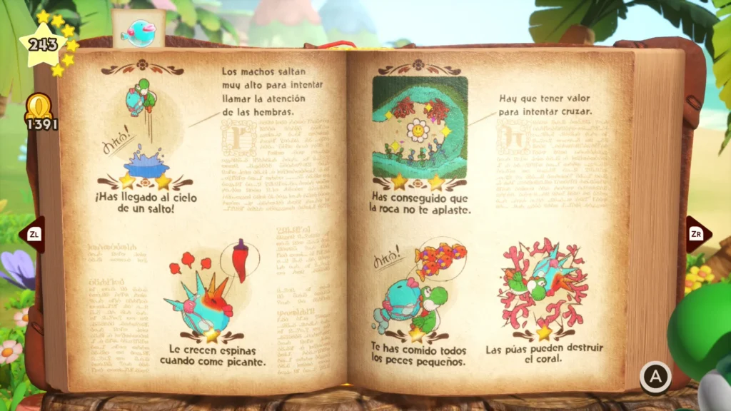 Análisis Yoshi and the Mysterious Book en Nintendo Switch 2 13 Análisis Yoshi and the Mysterious Book en Nintendo Switch 2 - bestiario