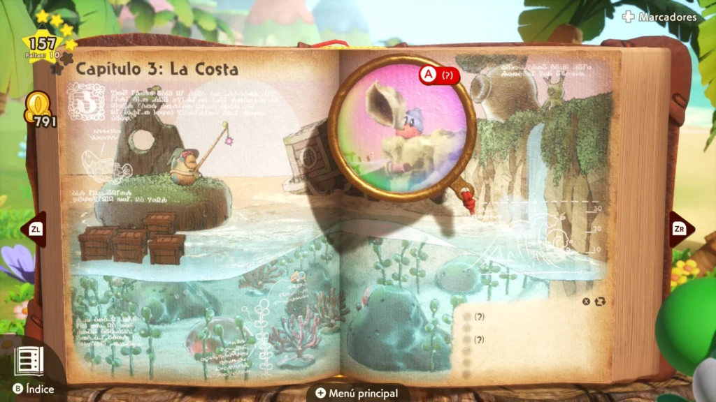 Análisis Yoshi and the Mysterious Book en Nintendo Switch 2 14 Análisis Yoshi and the Mysterious Book en Nintendo Switch 2 - lupa