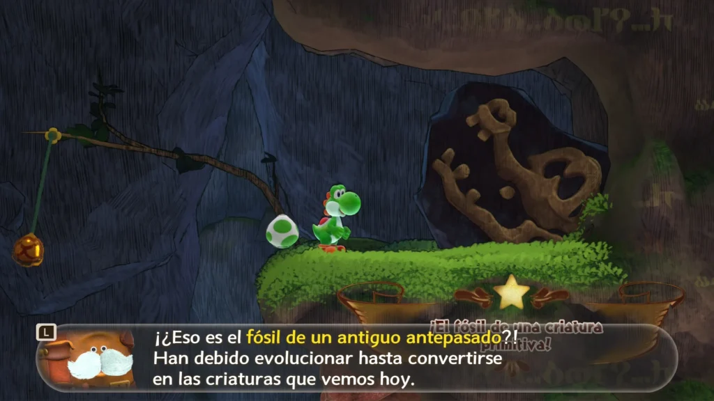 Análisis Yoshi and the Mysterious Book en Nintendo Switch 2 17 Análisis Yoshi and the Mysterious Book en Nintendo Switch 2 - fósil