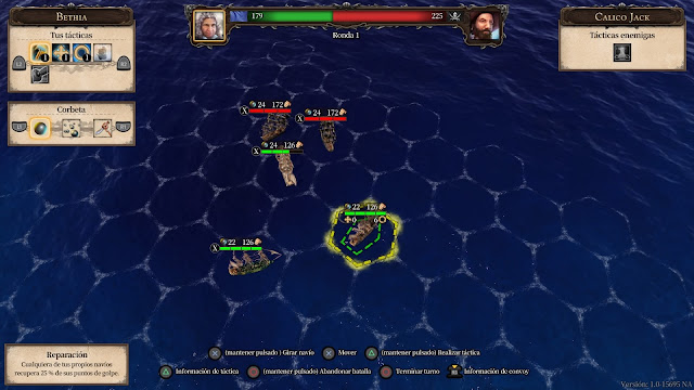 Análisis de Port Royale 4 en PS4 - batalla naval Análisis de Port Royale 4 en PS4