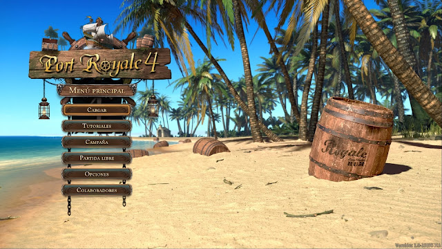 Análisis de Port Royale 4 en PS4 - menu Análisis de Port Royale 4 en PS4