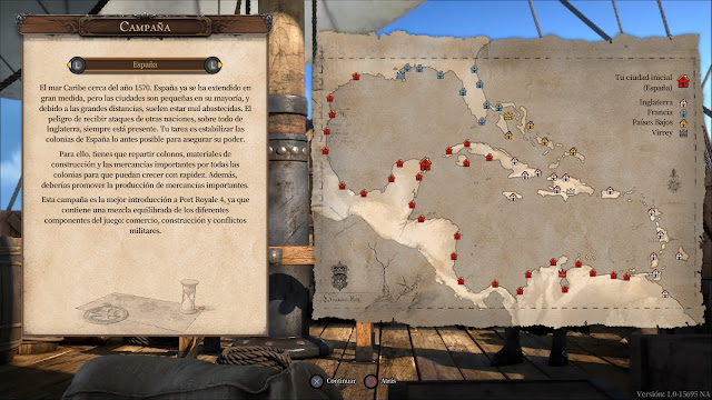 Análisis de Port Royale 4 en PS4 - modo campaña Análisis de Port Royale 4 en PS4
