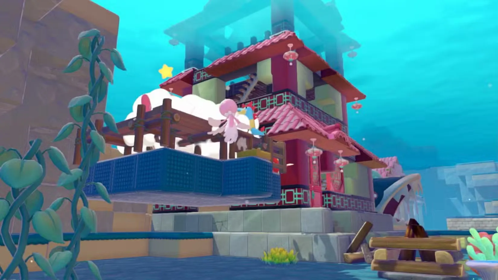 Análisis Cuenca Coralina (DLC Pokémon Pokopia) en Nintendo Switch 2 16 Construyendo donde antes solo había ruinas