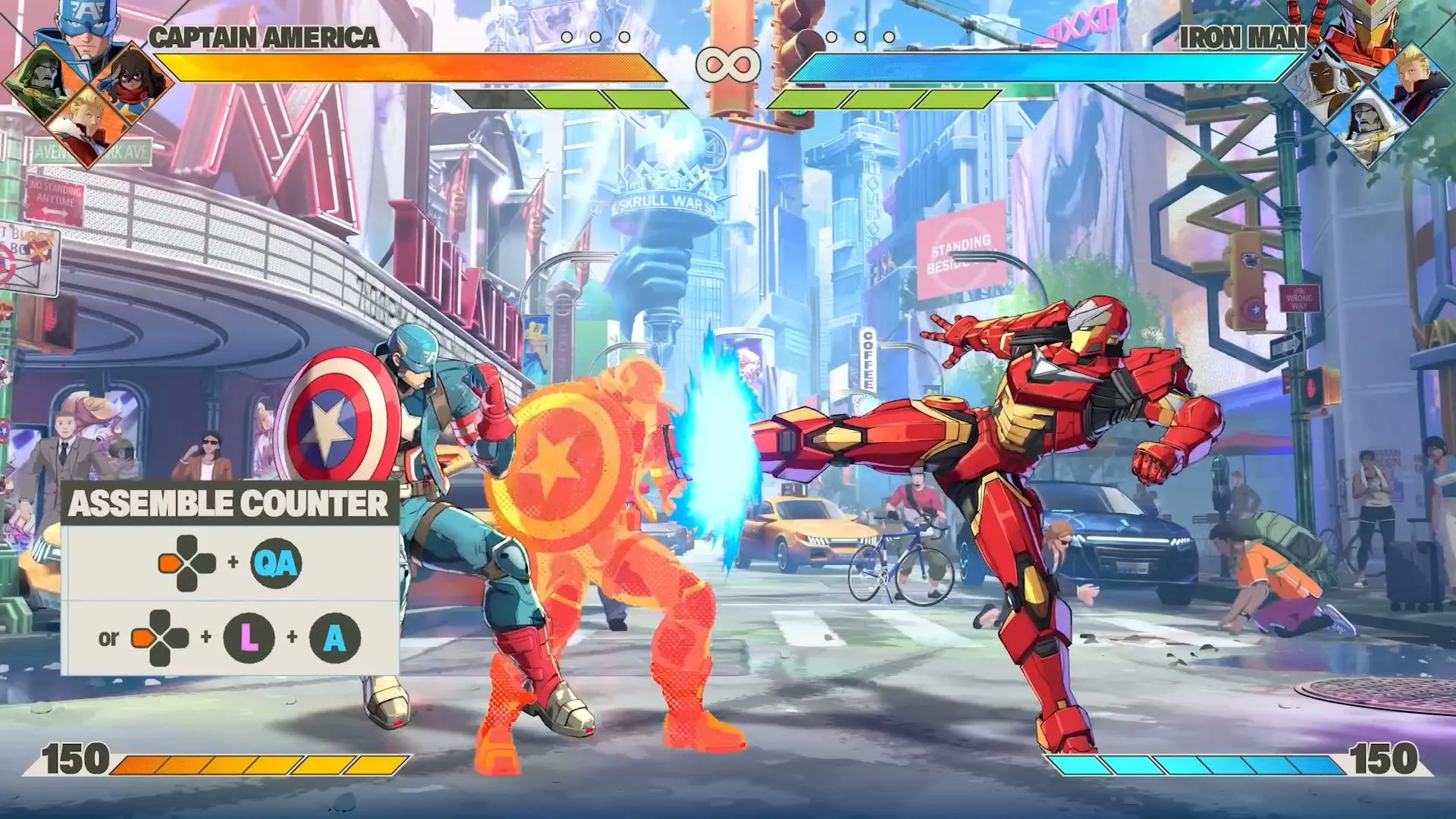 Análisis Marvel Tokon Fighting Souls en PC 25 El Assemble Counter es una de las mecanicas a dominar