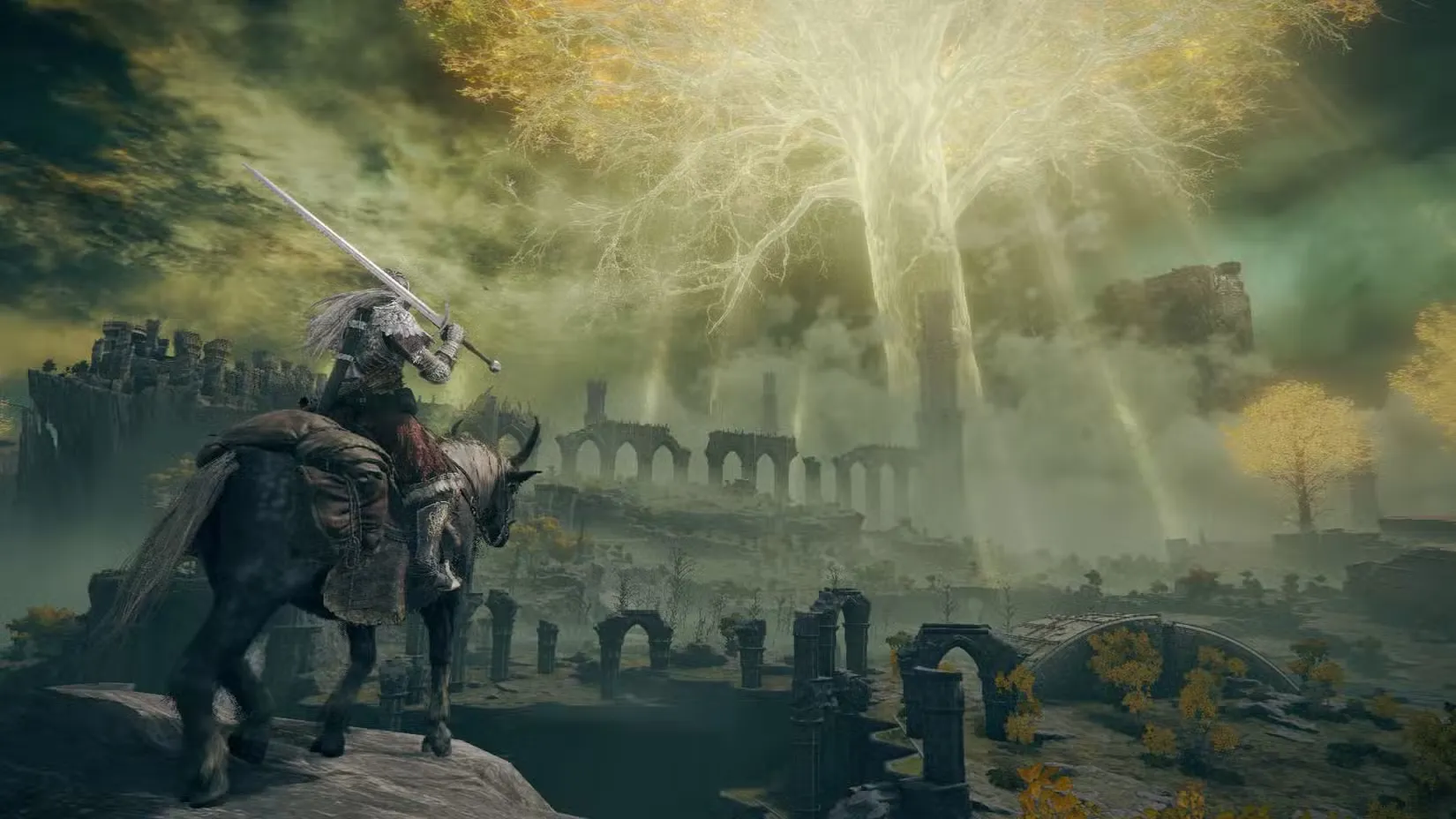Análisis Elden Ring Tarnished Edition en Nintendo Switch 2 19 Es dificil encontrar una zona del mapa donde no visualicemos el arbol Aureo