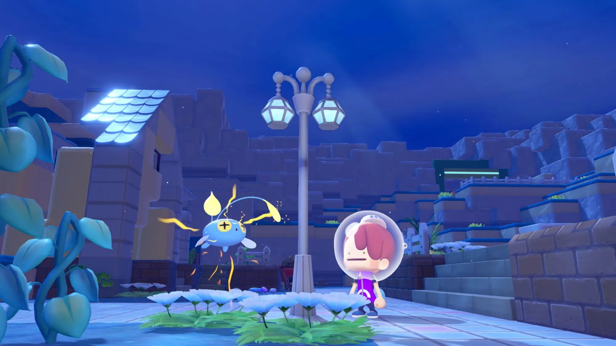 Análisis Cuenca Coralina (DLC Pokémon Pokopia) en Nintendo Switch 2 19 Farolas bajo el agua, todo es posible