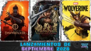 Lanzamientos de septiembre 2026 en videojuegos Lanzamientos videojuegos septiembre 2026
