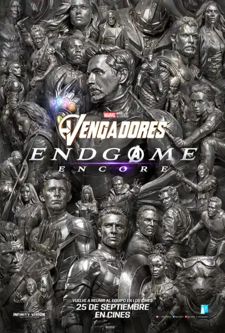 Marvel reestrena Vengadores: Endgame – Encore con escenas inéditas y adelanto de Doomsday Poster Vengadores Endgame Encore