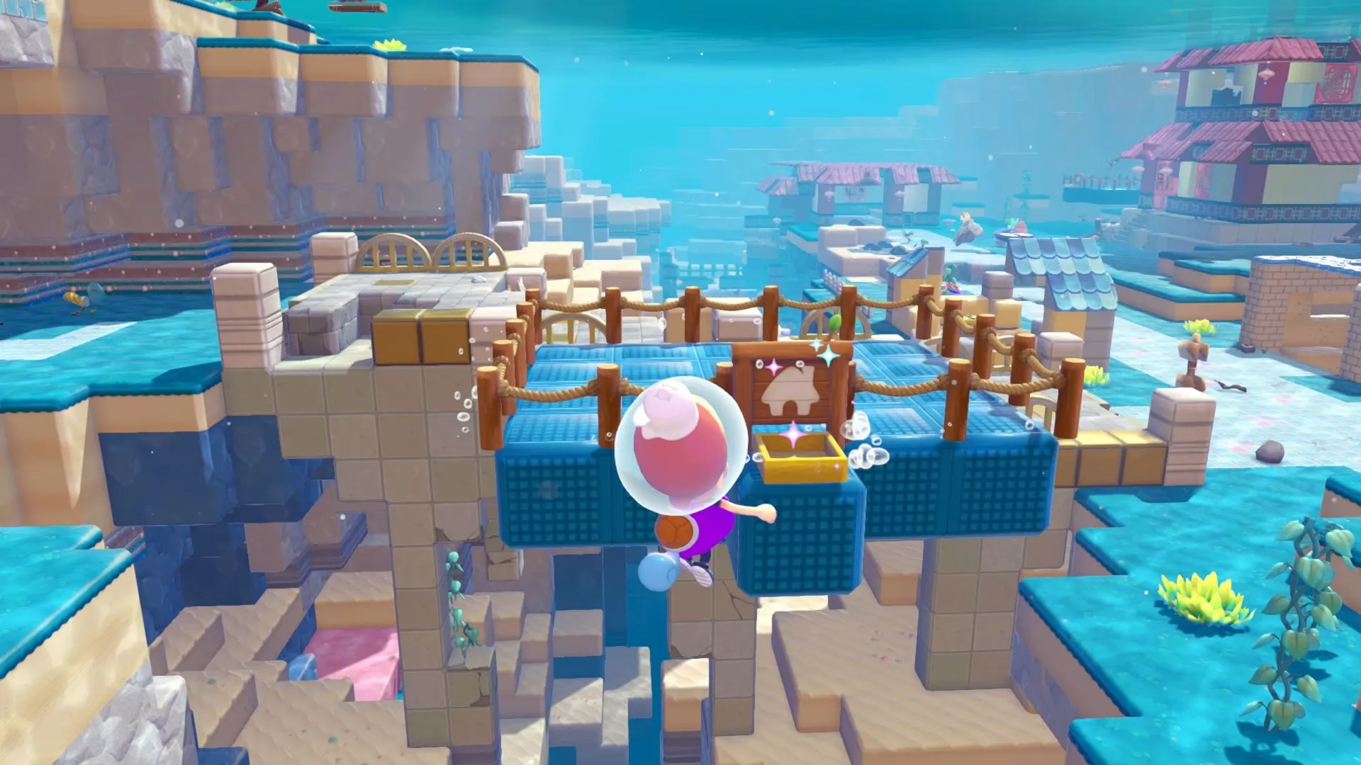 Análisis Cuenca Coralina (DLC Pokémon Pokopia) en Nintendo Switch 2 18 Que no os engañe la extensión que ahora hay que tener en cuenta la profundidad