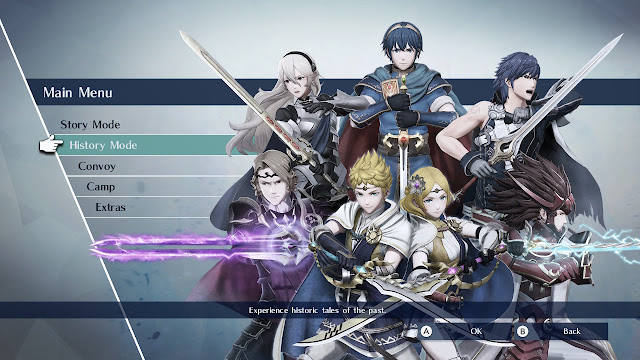 Fire Emblem Warriors Menu Selection Fire Emblem Warriors Menu Selection