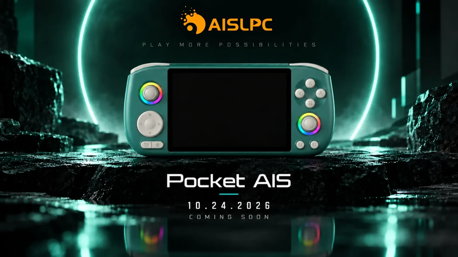 Pocket AIS: La nueva consola portátil retro con pantalla 4:3 Pocket AIS-Green