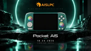 Pocket AIS: La nueva consola portátil retro con pantalla 4:3 Pocket AIS-Green