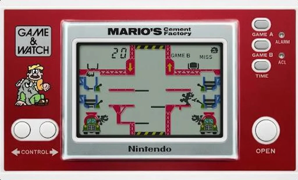 El fenómeno de las Game & Watch - mario cement factory
