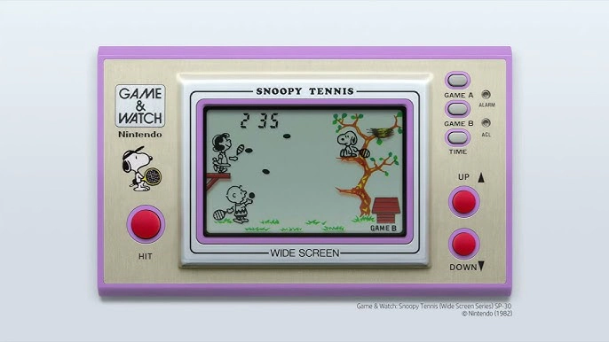 El fenómeno de las Game & Watch 91 El fenómeno de las Game & Watch - snoopy tennis
