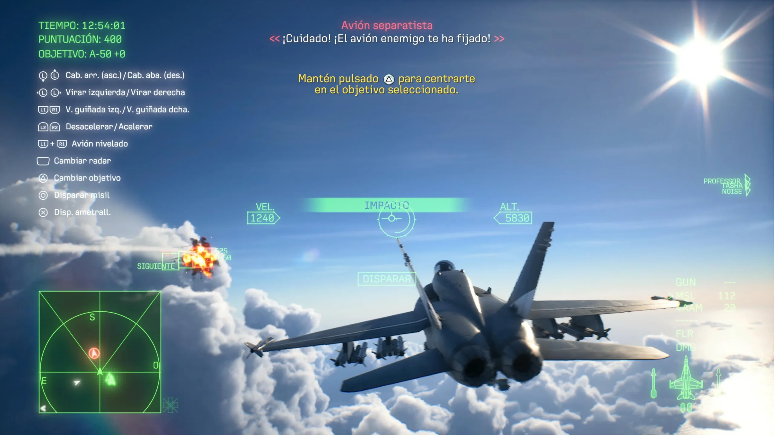 Análisis Ace Combat 8: Wings Of Theve en PS5 35 Análisis de Ace Combat 8: Wings Of Theve - Derribo